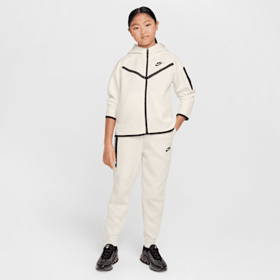 Nike Sportswear Tech Fleece Big Kids' (Girls') Full-Zip Hoodie