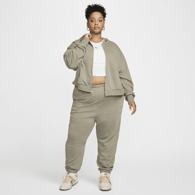 Felpa ampia in French Terry con cappuccio e zip a tutta lunghezza Nike Sportswear Chill Terry (Plus size) – Donna