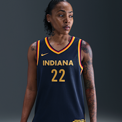 Jersey Nike Dri-FIT de la WNBA Victory Caitlin Clark Indiana Fever Explorer Edition
