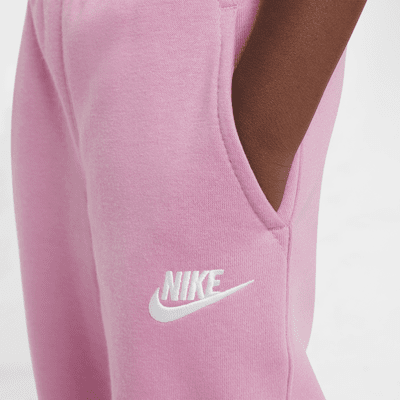 Pants de pierna ancha de tejido Fleece infantiles Nike Sportswear Club