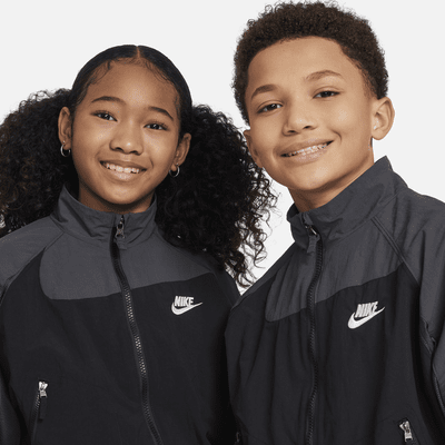 Nike Sportswear Amplify Big Kids' Woven Full-Zip Jacket