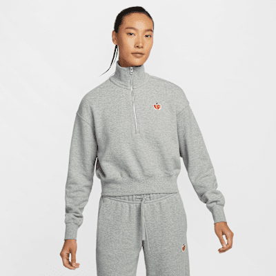 Nike Sportswear Phoenix Fleece Women's 1/4-Zip Cropped Sweatshirt