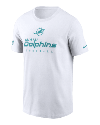 MIAMI DOLPHINS TEAM ISSUED NIKE DRI-FIT GREY SHORT SLEEVE SHIRT NEW SIZE  2XL