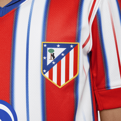 Atlético Madrid 2024/25 Stadium Home Older Kids' Nike Dri-FIT Football Replica Shirt