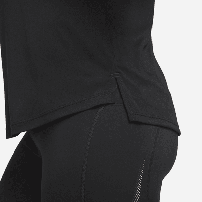 Nike Dri-FIT Swoosh Kurzarm-Laufoberteil für Damen