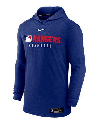 Мужское худи Texas Rangers Authentic Collection Nike Dri-FIT MLB Pullover Hoodie