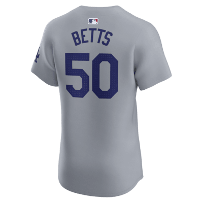 Jersey Nike Dri-FIT ADV de la MLB Elite para hombre Mookie Betts Los Angeles Dodgers