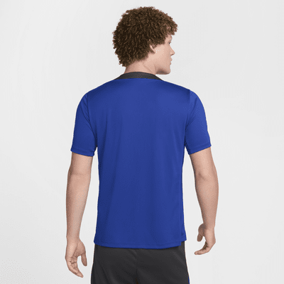 Playera de fútbol de manga corta de tejido Knit Nike Dri-FIT para hombre FC Barcelona Strike Third