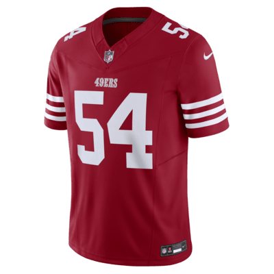 Jersey de fútbol americano Nike Dri-FIT de la NFL Limited para hombre Fred Warner San Francisco 49ers