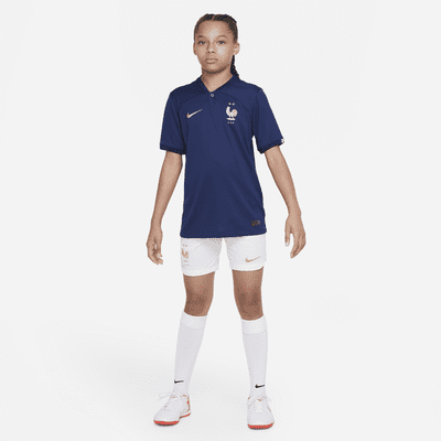 Shorts de fútbol Nike Dri-FIT del FFF local 2022/23 Stadium para niños talla grande