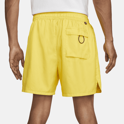 nike essential shorts yellow