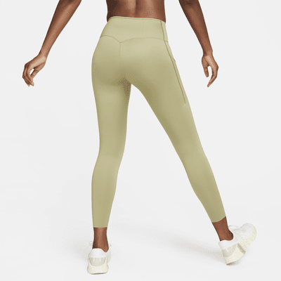 Legging 7/8 taille mi-haute à maintien supérieur avec poches Nike Go pour femme