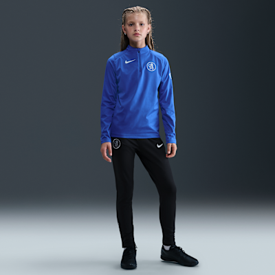 3e pantalon de foot en maille Nike Dri-FIT Total 90 Chelsea FC Strike pour ado