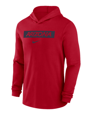 Мужские  Arizona Wildcats Sideline Nike Dri-FIT College Long-Sleeve Hooded Top