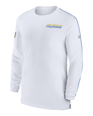 Мужские  Los Angeles Chargers Sideline Coach Nike Dri-FIT NFL Long-Sleeve Top