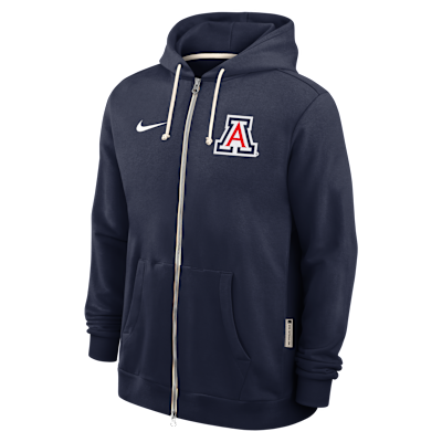 Arizona Sideline Men's Nike Dri-FIT College Full-Zip Hoodie