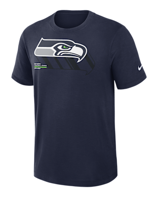 Мужская футболка Seattle Seahawks Slub Nike Dri-FIT NFL