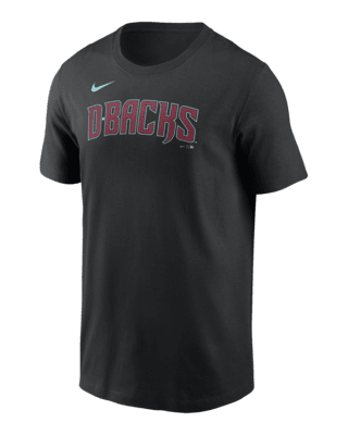 Мужская футболка Arizona Diamondbacks Fuse Wordmark Nike MLB