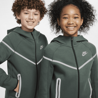 Sweat à capuche et zip réfléchissant Nike Sportswear Tech Fleece pour ado (garçon)