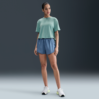 Playera de manga corta Dri-FIT cropped para mujer Nike One Relaxed