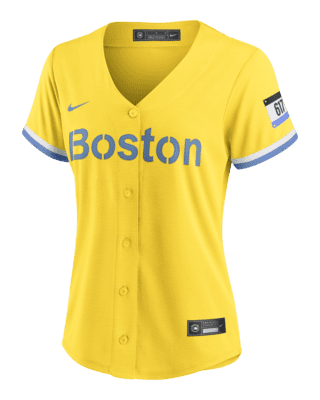 Camiseta de béisbol réplica para mujer MLB Boston Red Sox