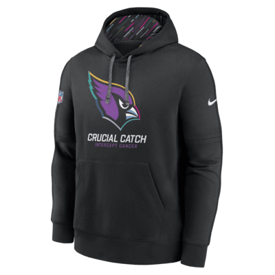 Arizona Cardinals Crucial Catch Club Men's Nike NFL Pullover Hoodie