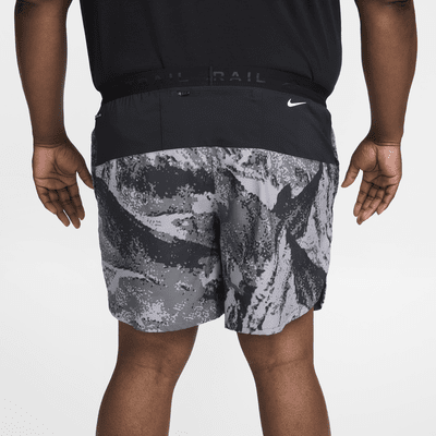 Nike Trail Stride Dri-FIT-Laufshorts mit integriertem Slip (ca. 18 cm) (Herren)