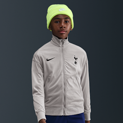 Maskinstrikket Tottenham Hotspur Strike Nike Dri-FIT-fodboldtracksuit til større børn