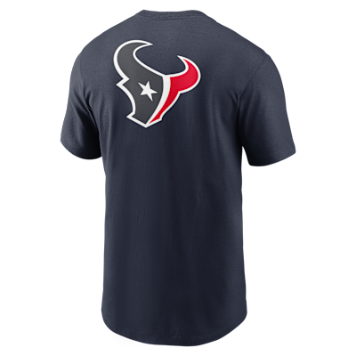 Playera Nike de la NFL para hombre Houston Texans Rewind Front And Back Hit Essential