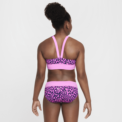 Asymmetrisk Nike Swim Wild-monokini til større børn (piger)