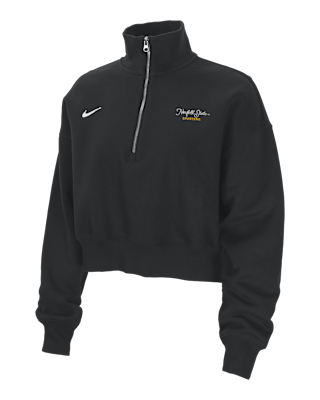 Женские  Nike College Phoenix Fleece (Norfolk State University) Cropped 1/4-Zip Pullover
