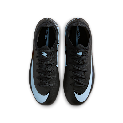 Tacos de fútbol para terreno firme de corte low para niños de preescolar y grandes Nike Jr. Mercurial Vapor 16 Pro