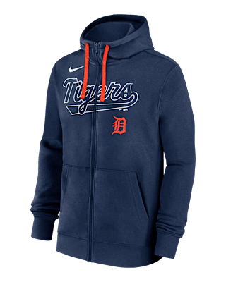 Мужское худи Detroit Tigers Knockout Script Nike MLB Full-Zip Hoodie