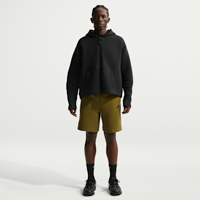 Sweat à capuche et zip homme en fleece Nike Tech