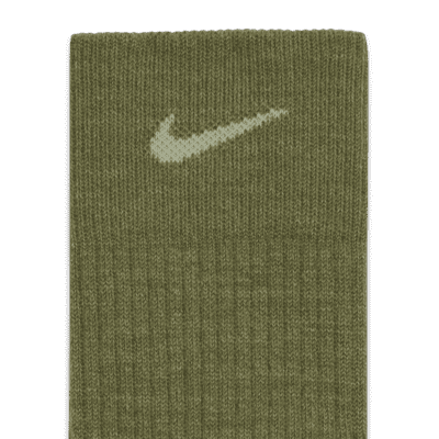 Nike Everyday Wool Cushioned Crew Socks (2 Pairs)