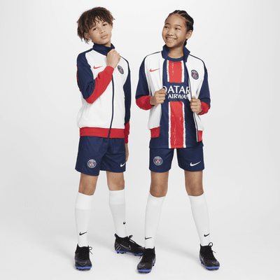 Paris Saint-Germain 2024/25 Stadium Home Nike Dri-FIT-fodboldshorts til større børn