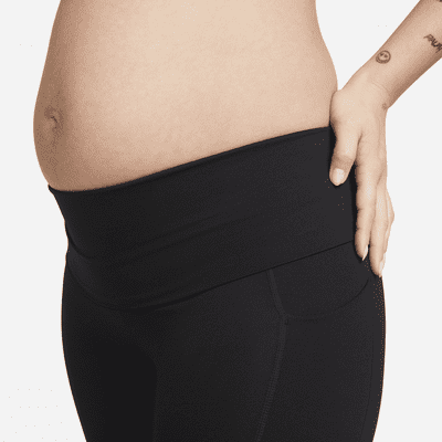 Nike Zenvy (M) Leggings de 7/8 de cintura alta i subjecció lleugera amb butxaques (Maternity) - Dona