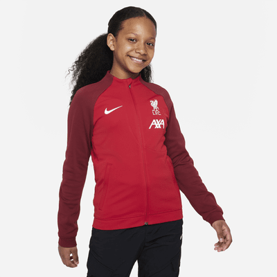 Liverpool FC Academy Pro Big Kids' Knit Soccer Jacket