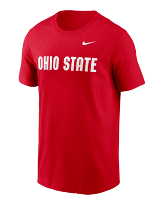 Мужская футболка Ohio State Buckeyes Primetime Wordmark Nike College