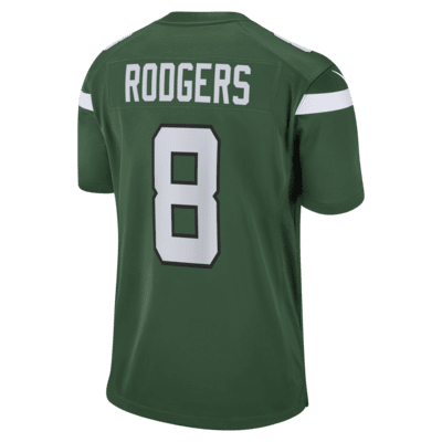 Aaron Rodgers New York Jets Men's Nike NFL Game Football Jersey.