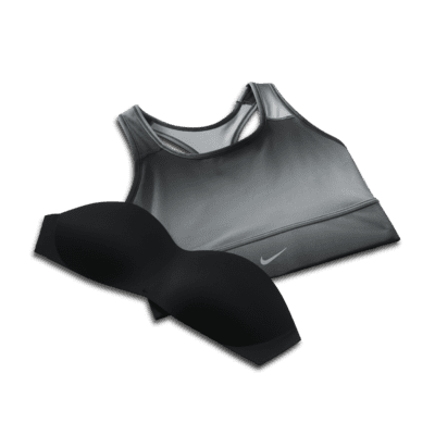 Nike Swoosh Run Women's Medium-Support Longline Padded Sports Bra. Nike HU