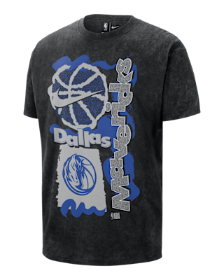 Мужская футболка Dallas Mavericks Courtside Nike NBA Max90