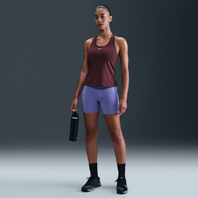 Camiseta de tirantes con bra deportivo con almohadilla de media sujeción para mujer Nike Swoosh