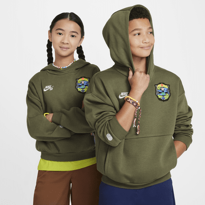 Nike SB Big Kids' Oversized Skate Hoodie