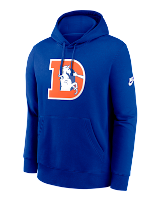 Мужское худи Denver Broncos Club Logo Nike NFL Pullover Hoodie