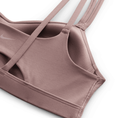 Bra deportivo de baja sujeción con almohadilla para mujer Nike Zenvy Strappy