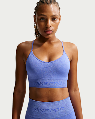 Женские  Nike Pro Seamless Light-Support Padded Sports Bra