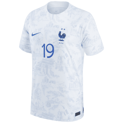 France No3 Kimpembe Away Kid Soccer Country Jersey