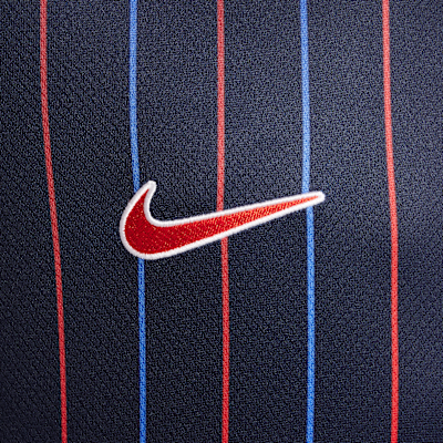 Jersey de futbol Nike Dri-FIT Replica de la Selección de Futbol Femenino de Estados Unidos visitante 2025 Stadium (equipo femenino) para niños talla grande