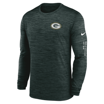 Green Bay Packers Volt Men's Nike Dri-FIT NFL Long-Sleeve T-Shirt.